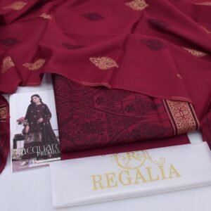 Regalia Premium Pakistani Imported 3-Piece Jacquard Fancy.