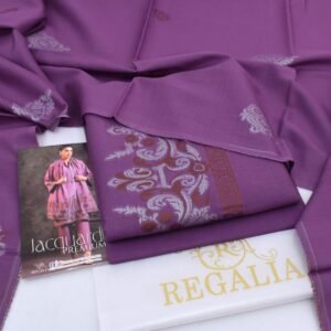Regalia Premium Pakistani Imported 3-Piece Jacquard Fancy.